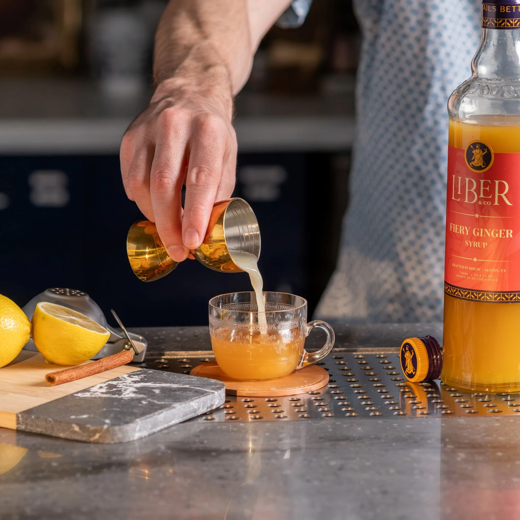 Liber & Co. Fiery Ginger Syrup - Image 3